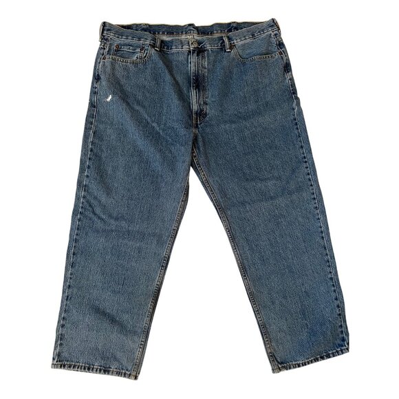 Levi's 550 Relaxed Fit Blue Denim Jeans Men's Size 46x29 Classic Straight Leg - Picture 1 of 10